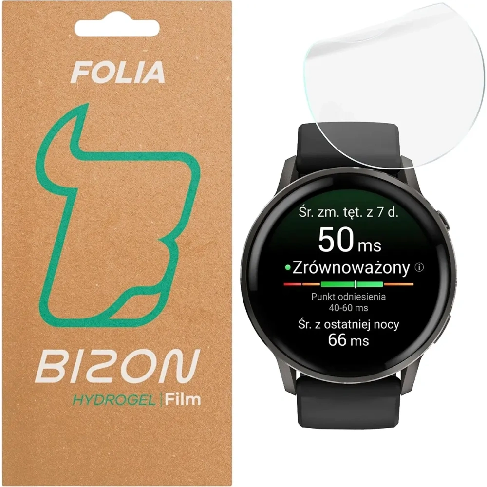 Folia hydrożelowa na ekran Bizon Glass Watch Hydrogel do Garmin Venu 4 45mm