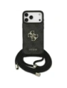 Etui Guess 4G Big Logo Cord Stap Crossbody do Apple iPhone 17 Pro Max czarny