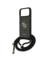 Etui Guess 4G Big Logo Cord Stap Crossbody do Apple iPhone 17 Pro Max czarny