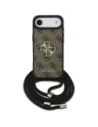 Etui Guess 4G Big Logo Cord Stap Crossbody do Apple iPhone Air brązowy