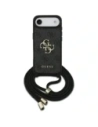 Etui Guess 4G Big Logo Cord Stap Crossbody do Apple iPhone Air czarny