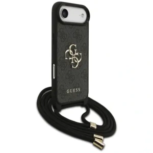 Etui Guess 4G Big Logo Cord Stap Crossbody do Apple iPhone Air czarny
