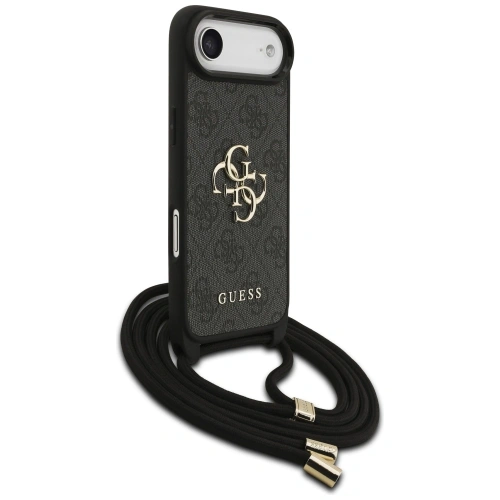 Etui Guess 4G Big Logo Cord Stap Crossbody do Apple iPhone Air czarny