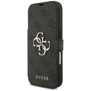 Etui Guess Book 4G Metal Logo do Apple iPhone 17 Pro czarny