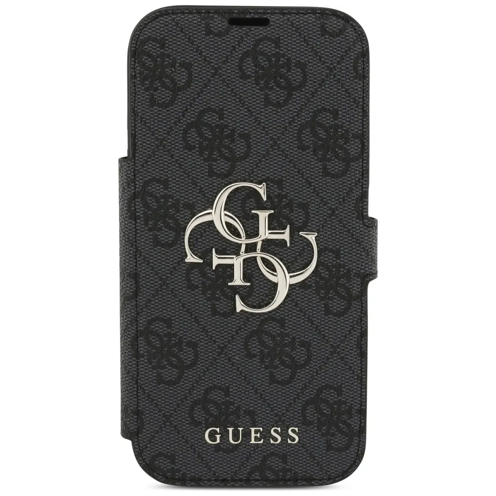 Etui Guess Book 4G Metal Logo do Apple iPhone 17 Pro czarny