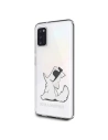 Karl Lagerfeld KLHCA41CFNRC Samsung Galaxy A41 hardcase transparent Choupette Fun