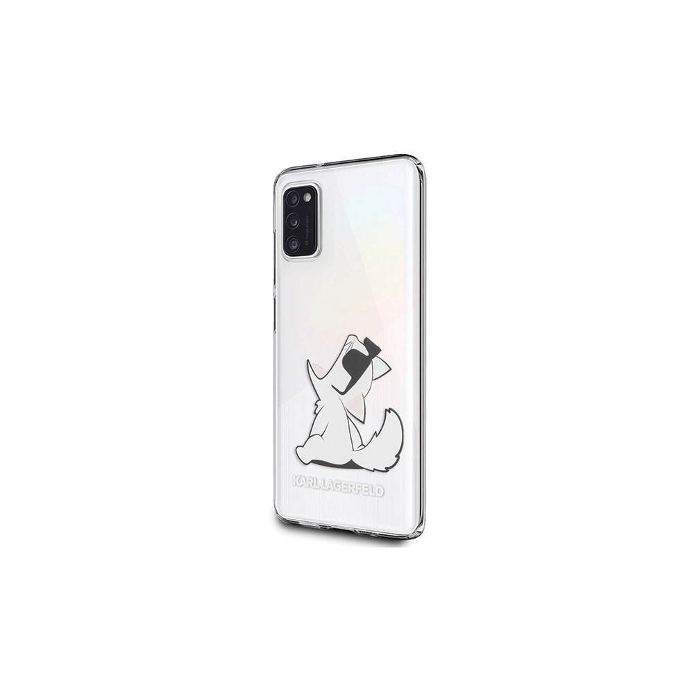 Etui Karl Lagerfeld KLHCA41CFNRC Samsung Galaxy A41 hardcase transparent Choupette Fun