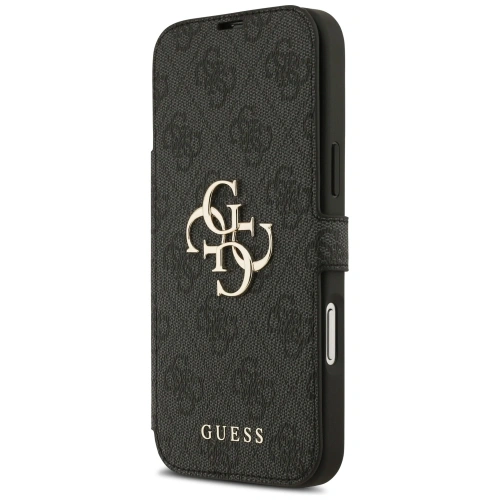 Etui Guess Book 4G Metal Logo do Apple iPhone 17 Pro Max czarny