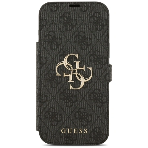 Etui Guess Book 4G Metal Logo do Apple iPhone 17 Pro Max czarny