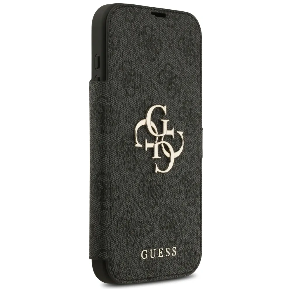 Etui Guess Book 4G Metal Logo do Apple iPhone 17 Pro Max czarny
