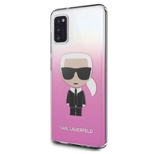 Karl Lagerfeld KLHCA41TRDFKPI Samsung Galaxy A41 pink Gradient Ikonik Karl