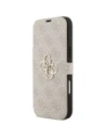 Etui Guess Book 4G Metal Logo do Apple iPhone 17 Pro Max różowy