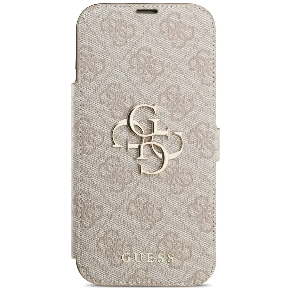 Etui Guess Book 4G Metal Logo do Apple iPhone 17 Pro Max różowy