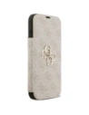 Etui Guess Book 4G Metal Logo do Apple iPhone 17 Pro Max różowy