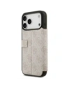 Etui Guess Book 4G Metal Logo do Apple iPhone 17 Pro Max różowy