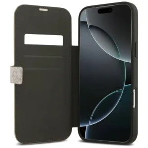 Etui Guess Book 4G Metal Logo do Apple iPhone 17 Pro Max różowy