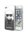 Etui Karl Lagerfeld KLHCI8TRDFKBK Apple iPhone SE 2022/SE 2020/8/7 černý/black Gradient Ikonik Karl