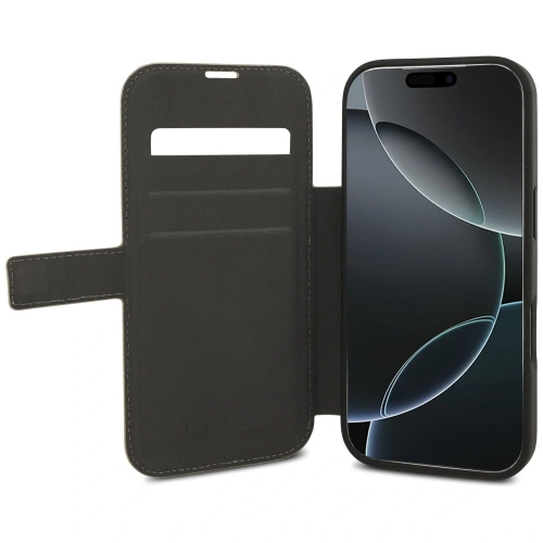 Etui Guess Book 4G Metal Logo do Apple iPhone 17 Pro różowy