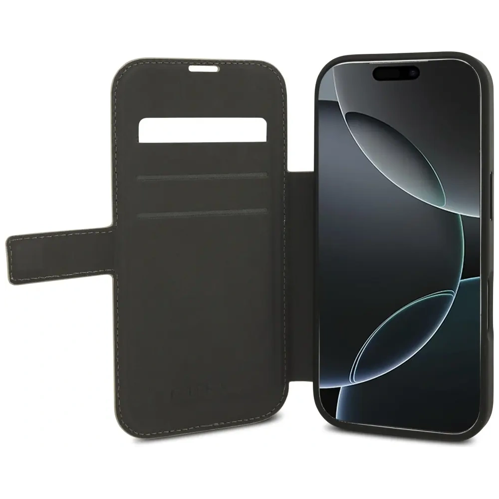 Etui Guess Book 4G Metal Logo do Apple iPhone 17 Pro różowy