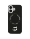 Etui Karl Lagerfeld Choupette Pin MagSafe do Apple iPhone 17 czarny