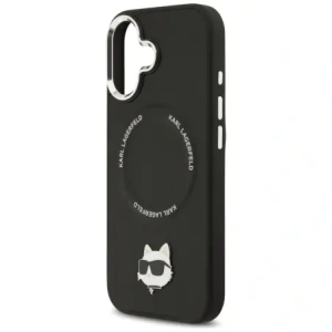 Etui Karl Lagerfeld Choupette Pin MagSafe do Apple iPhone 17 czarny