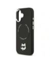 Etui Karl Lagerfeld Choupette Pin MagSafe do Apple iPhone 17 czarny