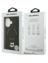 Etui Karl Lagerfeld Choupette Pin MagSafe do Apple iPhone 17 czarny