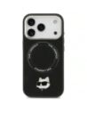 Etui Karl Lagerfeld Choupette Pin MagSafe do Apple iPhone 17 Pro czarny