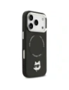 Etui Karl Lagerfeld Choupette Pin MagSafe do Apple iPhone 17 Pro czarny