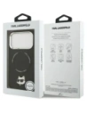 Etui Karl Lagerfeld Choupette Pin MagSafe do Apple iPhone 17 Pro czarny