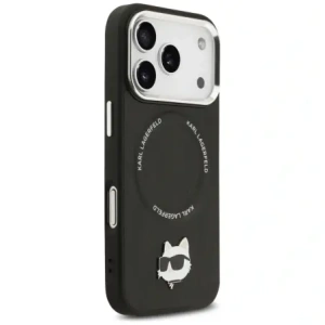 Etui Karl Lagerfeld Choupette Pin MagSafe do Apple iPhone 17 Pro Max czarny