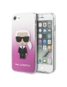 Etui Karl Lagerfeld KLHCI8TRDFKPI Apple iPhone SE 2022/SE 2020/8/7 roz/pink Gradient Ikonik Karl