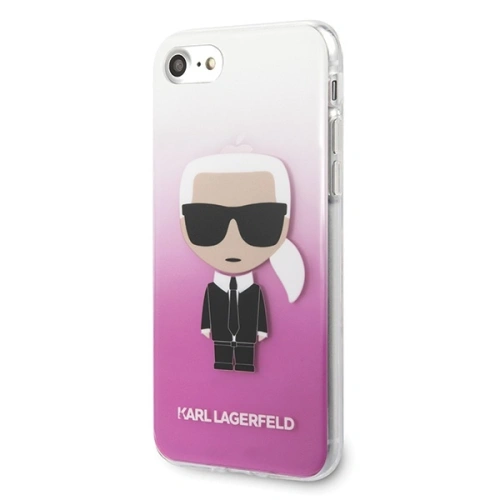 Kup Etui Karl Lagerfeld KLHCI8TRDFKPI Apple iPhone SE 2022/SE 2020/8/7 růžový/pink Gradient Ikonik Karl - KLD307PNK - {ean13} - Sklep Home Screen