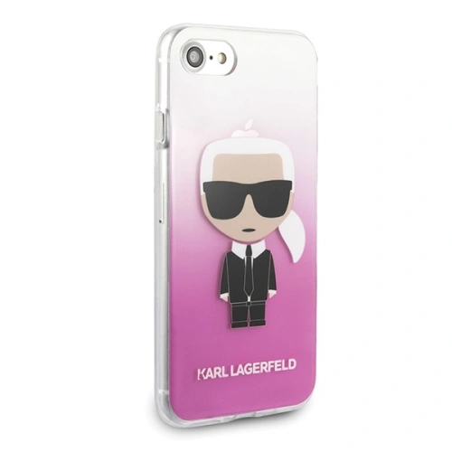 Kup Etui Karl Lagerfeld KLHCI8TRDFKPI Apple iPhone SE 2022/SE 2020/8/7 růžový/pink Gradient Ikonik Karl - KLD307PNK - {ean13} - Sklep Home Screen