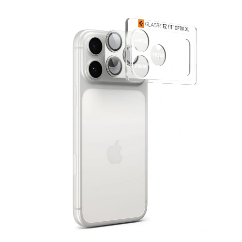Osłona aparatu Spigen Optik Pro XL Glas.tr ez Fit Camera Protector do Apple iPhone 17 Pro Silver