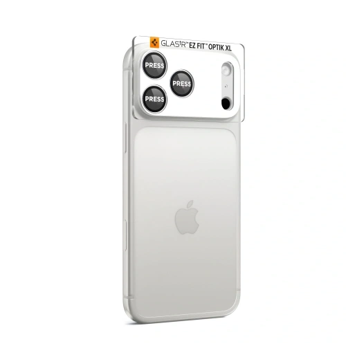 Osłona aparatu Spigen Optik Pro XL Glas.tr ez Fit Camera Protector do Apple iPhone 17 Pro Silver