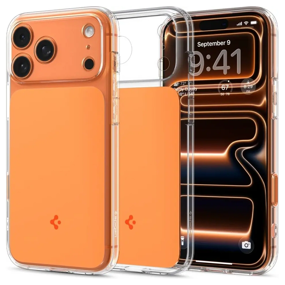 Etui Spigen Ultra Hybrid T Mag MagSafe do Apple iPhone 17 Pro Max Glossy Orange