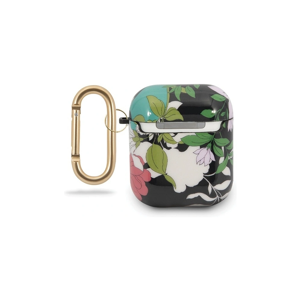 Etui Guess GUACA2TPUBKFL01 Apple AirPods cover zielony/green N.1 Flower Collection