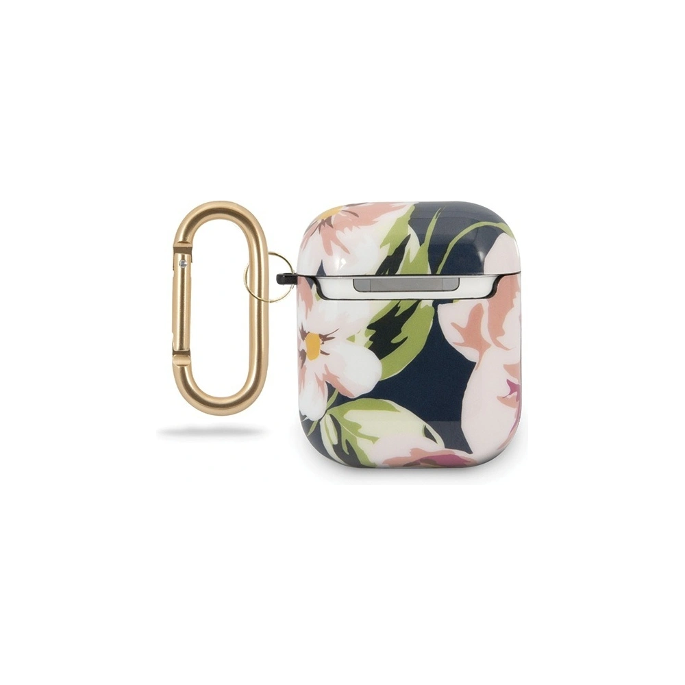 Etui Guess GUACA2TPUBKFL03 Apple AirPods cover niebieski/blue N.3 Flower Collection