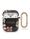 Etui Guess GUACA2TPUBKFL04 Apple AirPods cover czarny/black N.4 Flower Collection