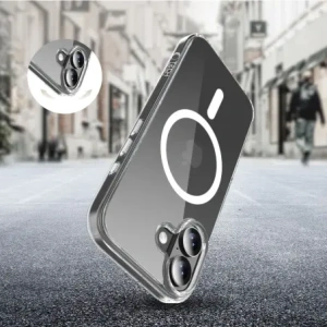 Etui Tech-Protect Flexair Hybrid CC MagSafe do Apple iPhone 17 Clear