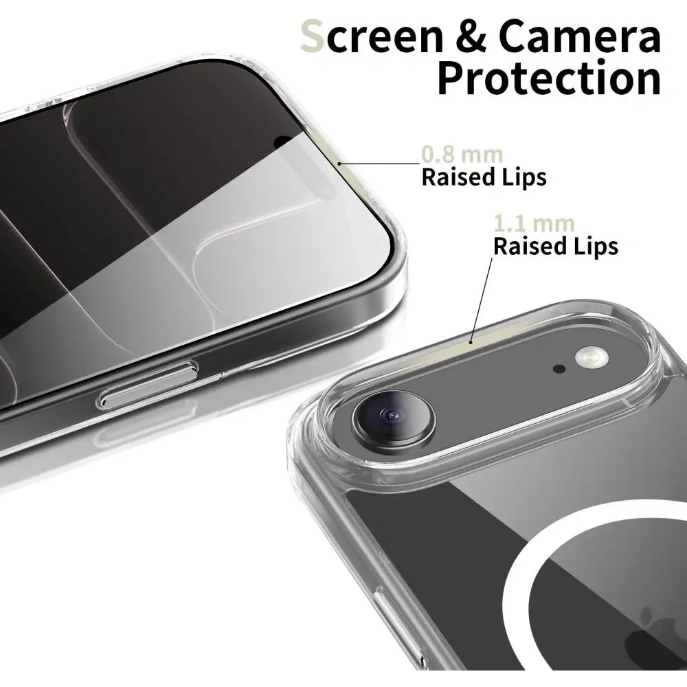 Etui Tech-Protect Flexair Hybrid CC MagSafe do Apple iPhone Air Clear