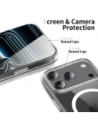 Etui Tech-Protect Flexair Hybrid CC MagSafe do Apple iPhone 17 Pro Max Clear