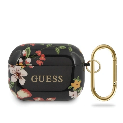 Kup Etui Guess GUACAPTPUBKFL04 Apple AirPods Pro kryt černý/black N.4 Flower Collection - GUE555BLK - {ean13} - Sklep Home Screen