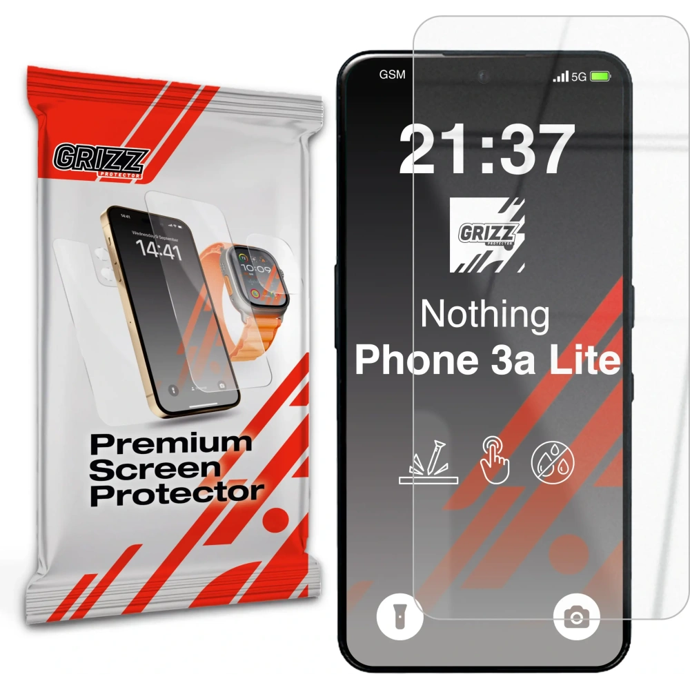 Szkło hybrydowe GrizzGlass HybridGlass do Nothing Phone 3a Lite