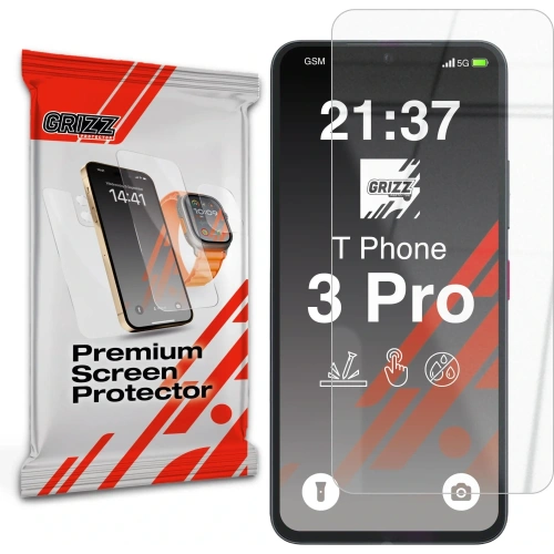 Szkło hybrydowe GrizzGlass HybridGlass do T Phone 3 Pro
