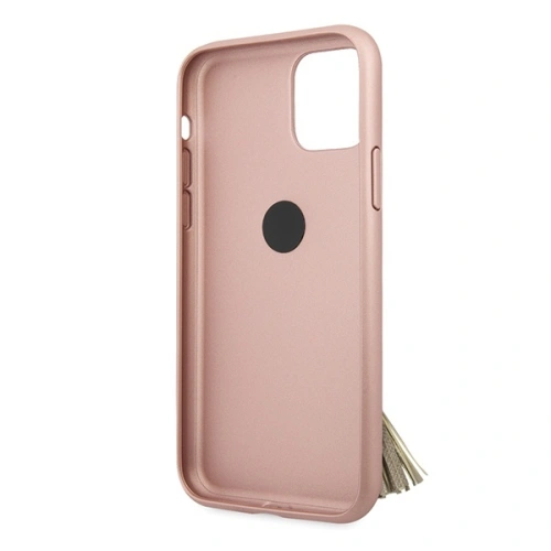 Kup Guess Apple Tasche GUHCN61RSSARG iPhone 11 rosa/rosa Hartschalenetui Saffiano mit Ringständer - GUE559PNK - {ean13} - Sklep Home Screen