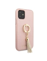 Kup Guess Apple Tasche GUHCN61RSSARG iPhone 11 rosa/rosa Hartschalenetui Saffiano mit Ringständer - GUE559PNK - {ean13} - Sklep Home Screen