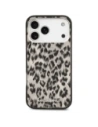 Etui Karl Lagerfeld IML Leopard Pattern MagSafe do Apple iPhone 17 Pro Max brązowy