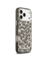 Etui Karl Lagerfeld IML Leopard Pattern MagSafe do Apple iPhone 17 Pro Max brązowy